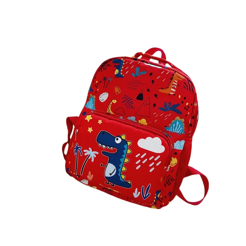 sac à dos enfant dinosaure rouge