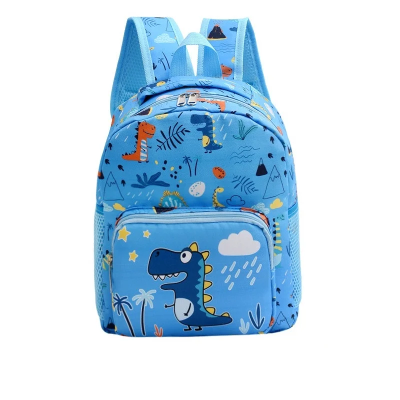 sac à dos dinosaure bleu enfant