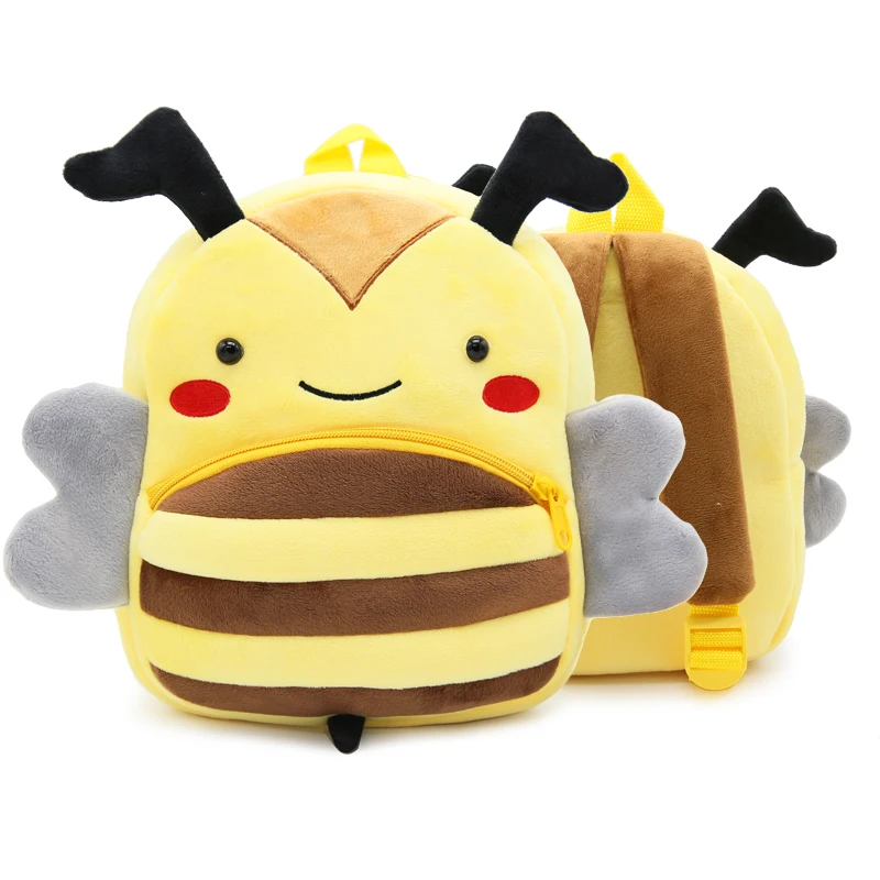 sac à dos peluche abeille