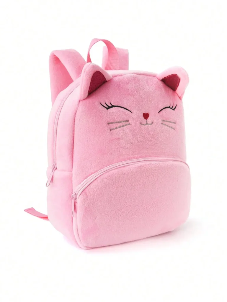 sac à dos chat rose