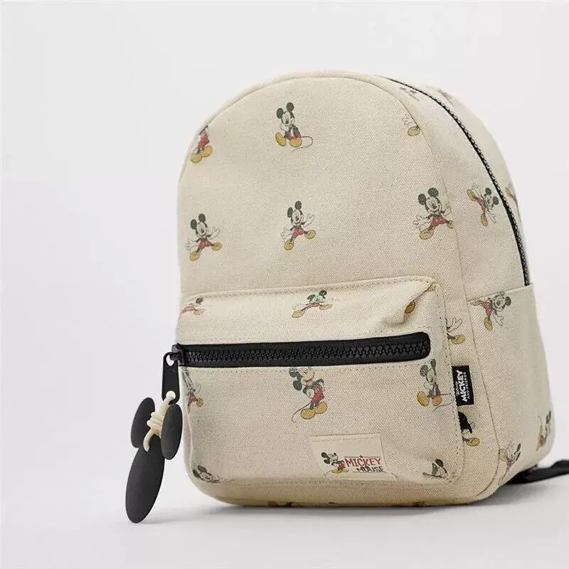 sac à dos Mickey Mouse beige