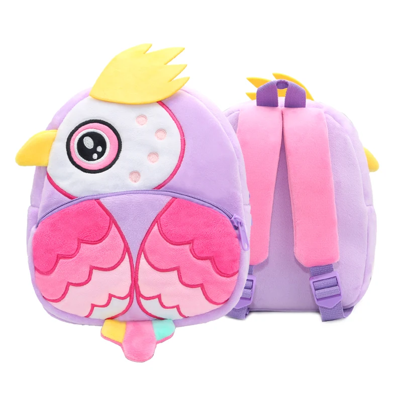 sac à dos oiseau peluche